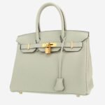 Hermès Birkin 30 cm handbag in Gris Neve togo leather