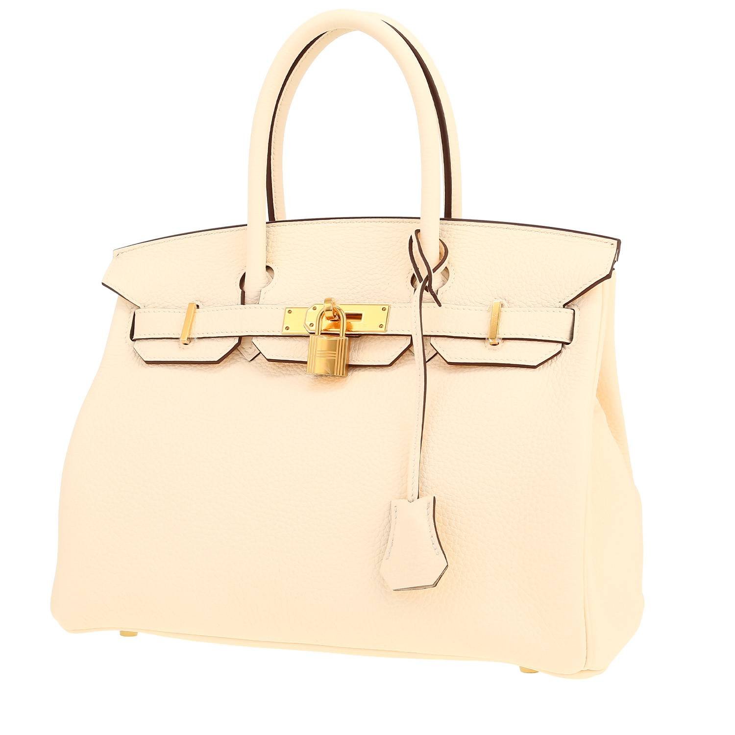 Hermès Birkin 30 cm handbag in Nata togo leather Hermès Birkin 30 cm handbag in Nata togo leather