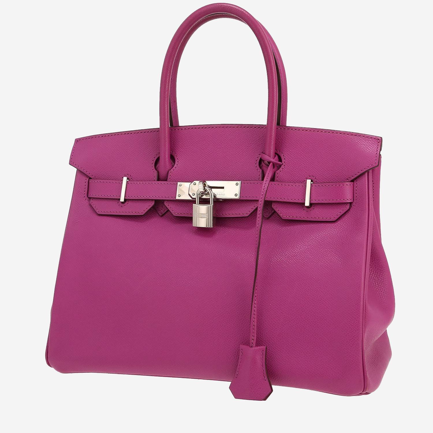 Hermès Birkin 30 cm handbag in purple Cyclamen epsom leather Hermès Birkin 30 cm handbag in purple Cyclamen epsom leather