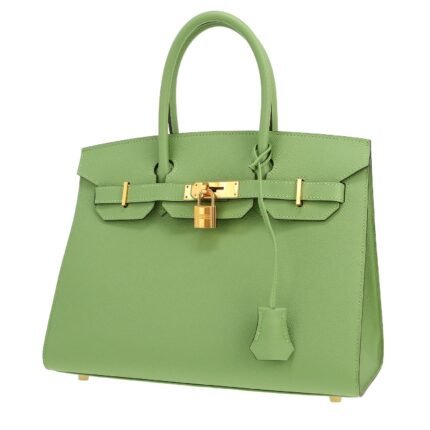 Hermès Birkin 30 cm handbag in Vert Criquet epsom leather