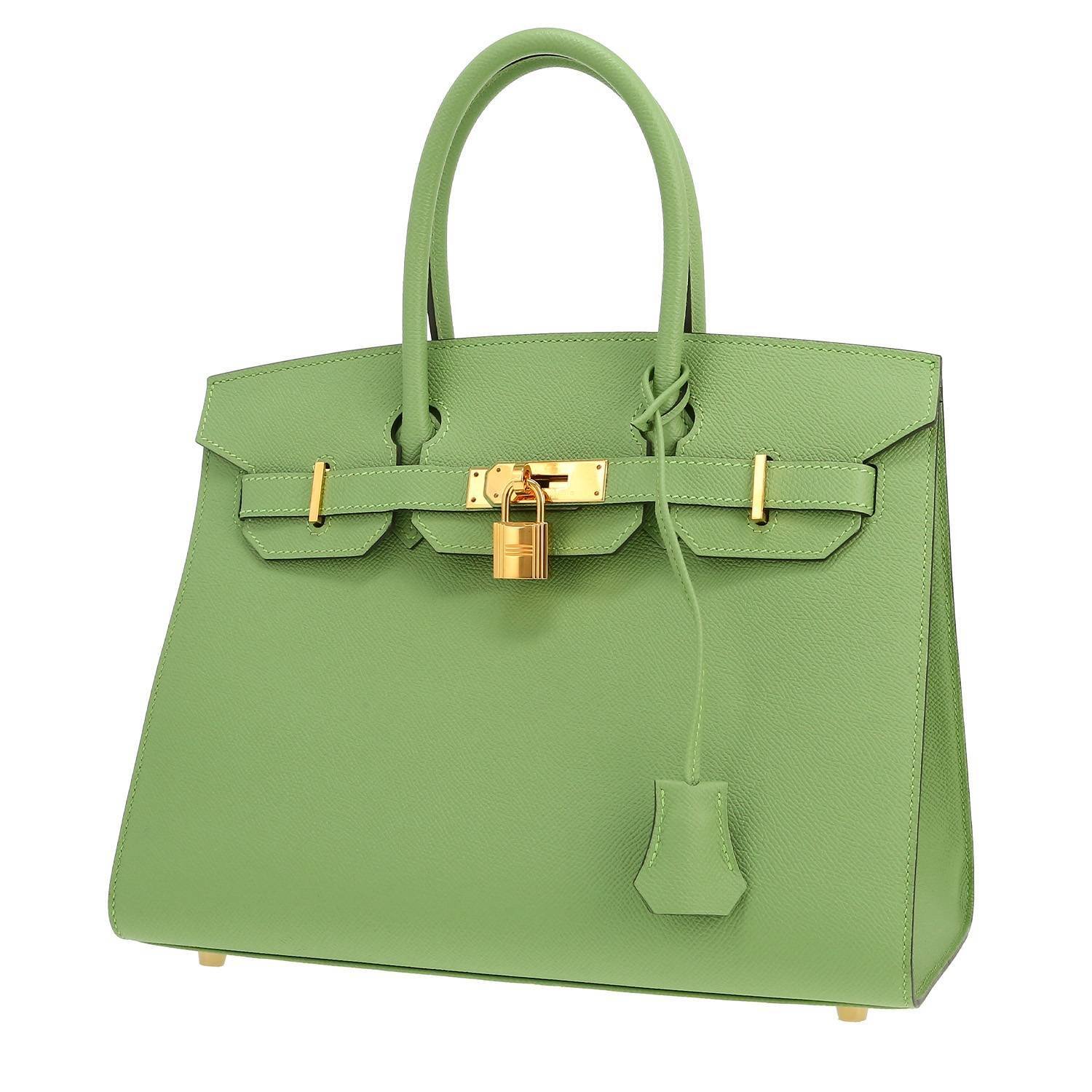 Hermès Birkin 30 cm handbag in Vert Criquet epsom leather Hermès Birkin 30 cm handbag in Vert Criquet epsom leather