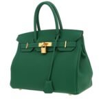 Hermès Birkin 30 cm handbag in Vert Moyen togo leather