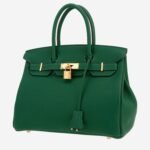 Hermès Birkin 30 cm handbag in Vert Moyen togo leather