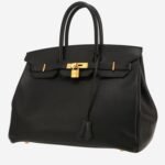 Hermès Birkin 35 cm handbag in black epsom leather