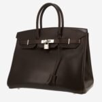 Hermès Birkin 35 cm handbag in brown box leather