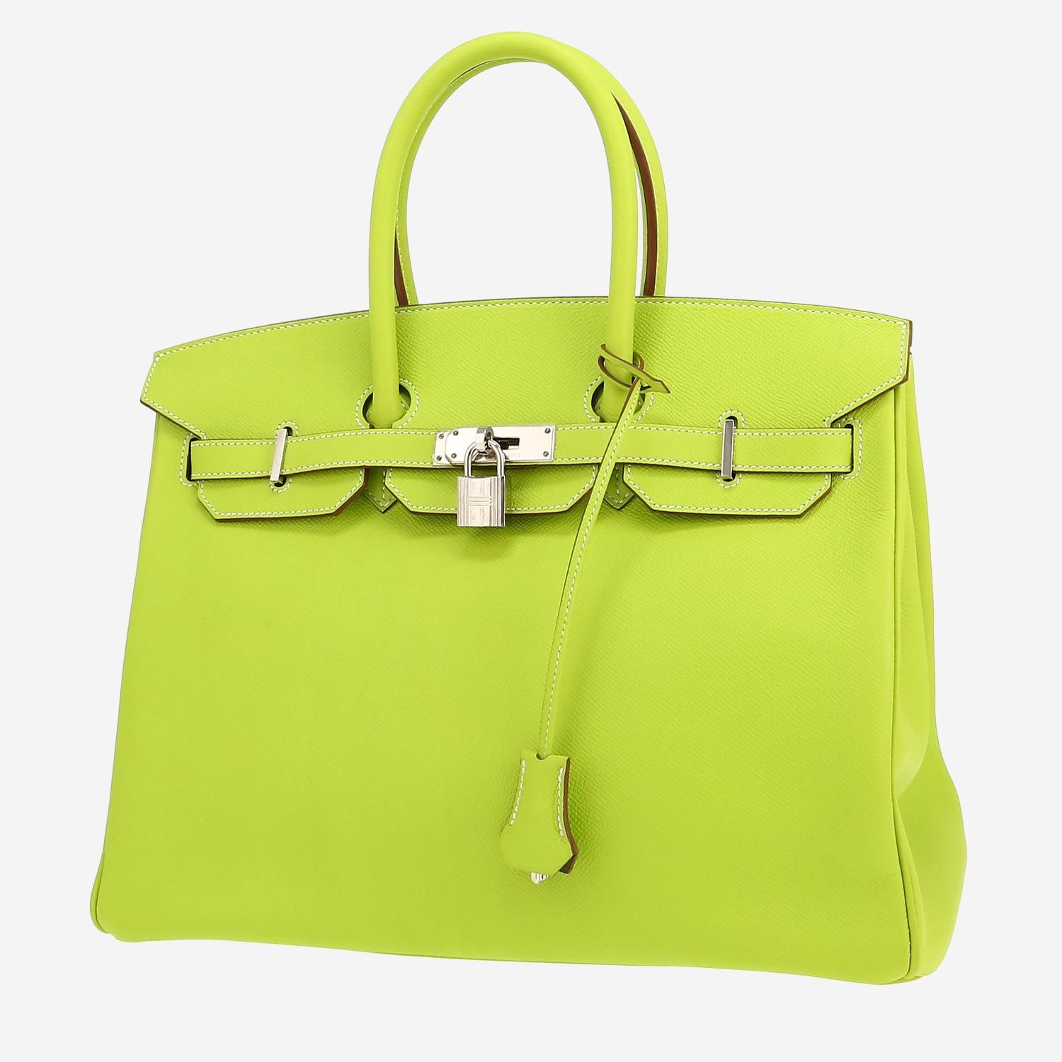 Hermès Birkin 35 cm handbag in green Kiwi epsom leather Hermès Birkin 35 cm handbag in green Kiwi epsom leather
