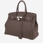 Hermès Birkin 35 cm handbag in grey togo leather