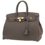 Hermès Birkin 35 cm handbag in grey togo leather