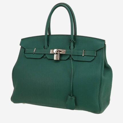Hermès Birkin 35 cm handbag in malachite green togo leather