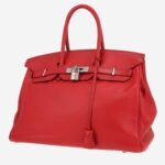 Hermès Birkin 35 cm handbag in red Swift leather