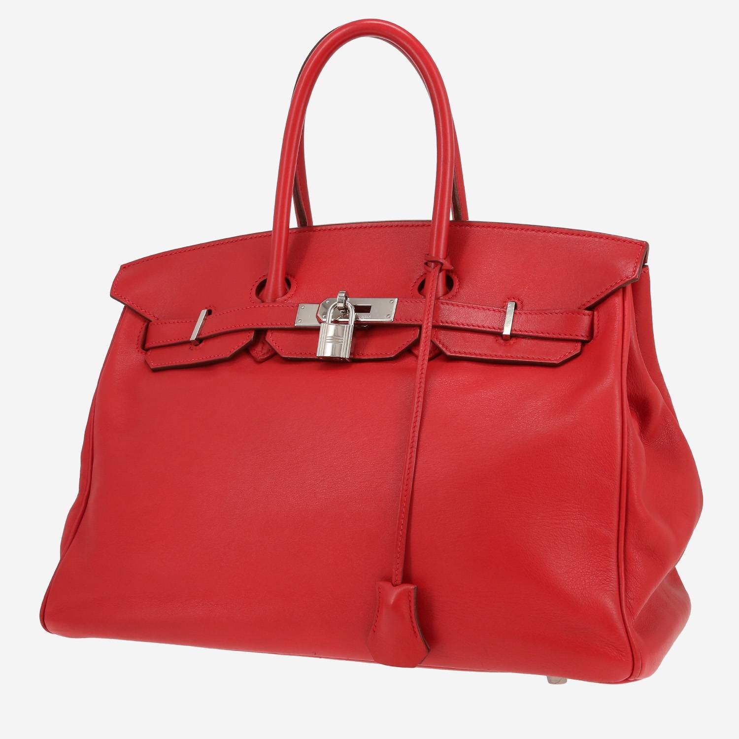 Hermès Birkin 35 cm handbag in red Swift leather Hermès Birkin 35 cm handbag in red Swift leather