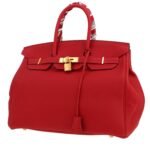 Hermès Birkin 35 cm handbag in red Vif togo leather