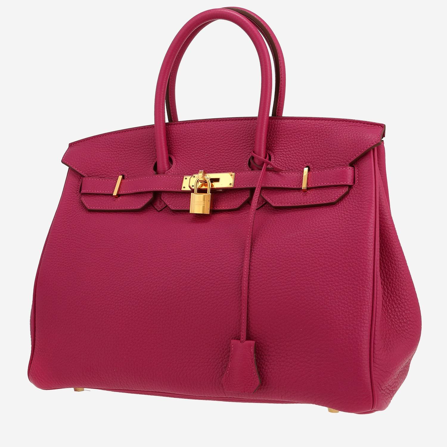 Hermès Birkin 35 cm handbag in Rose Pourpre togo leather Hermès Birkin 35 cm handbag in Rose Pourpre togo leather