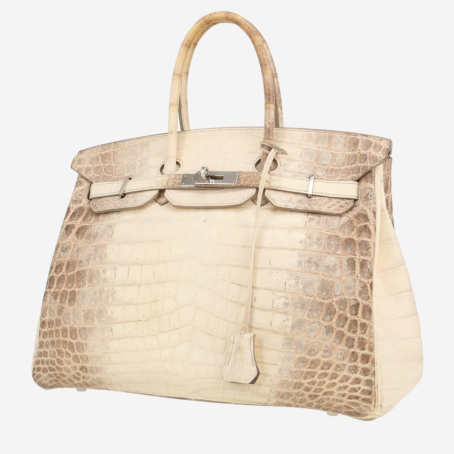 Hermès Birkin 35 cm Himalaya handbag in beige niloticus crocodile Hermès Birkin 35 cm Himalaya handbag in beige niloticus crocodile
