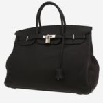 Hermès Birkin 40 cm handbag in black togo leather
