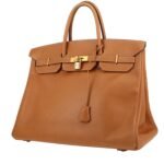 Hermès Birkin 40 cm handbag in gold Ardenne leather