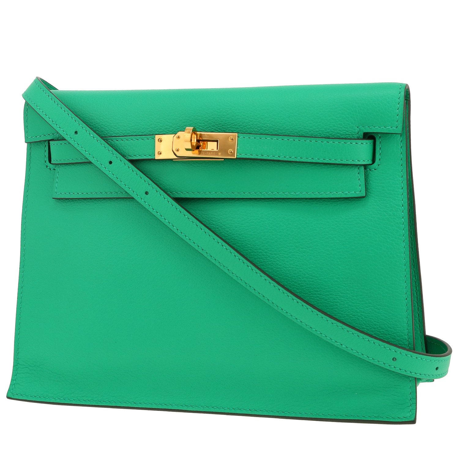 Hermès Kelly Danse shoulder bag in green menthe leather Hermès Kelly Danse shoulder bag in green menthe leather