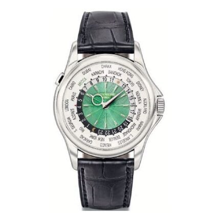 Patek Philippe 5130P-015 World Time Mecca 39.5mm Platinum Limited Edition Men's Watch