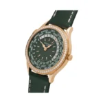 Patek Philippe 7130R-014 Complications World Time 18kt Rose Gold 36mm Olive Green Dial Ladies Watch