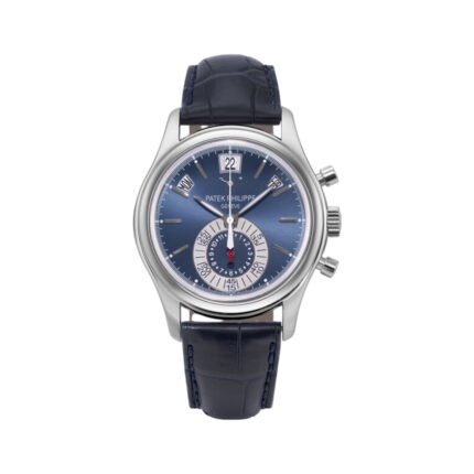 Patek Philippe Annual Calendar 5960G-010 Chronograph Moscow White Gold 40.5mm Blue Dial Men's Watch
