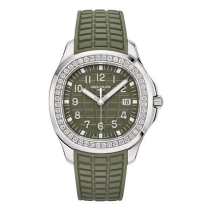 Patek Philippe Aquanaut 5267/200A-011 Luce Khaki Green Dial Diamonds-Set Unisex Watch