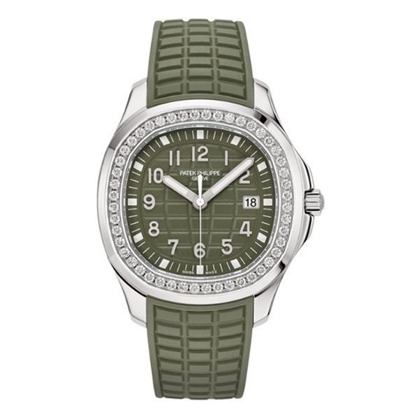 Patek Philippe Aquanaut 5267/200A-011 Luce Khaki Green Dial Diamonds-Set Unisex Watch Patek Philippe Aquanaut 5267/200A-011 Luce Khaki Green Dial Diamonds-Set Unisex Watch
