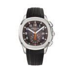 Patek Philippe Aquanaut 5968A-001 Black Embossed Dial Men's Watch