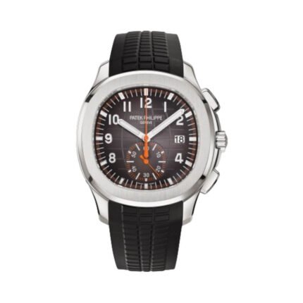 Patek Philippe Aquanaut 5968A-001 Black Embossed Dial Men's Watch