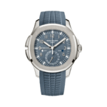 Patek Philippe Aquanaut Travel Time 5164G-001 White Gold Blue Dial 41mm Men's Watch - Luxury Souq
