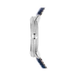 Patek Philippe Calatrava 4978/400G-001 Diamond Ribbon Joaillerie 36.5mm 18k White Gold Twilight Blue Leather Straps Ladies Watch