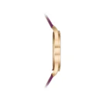 Patek Philippe Calatrava 4997/200R Ultra Thin Rose Gold Diamond Bezel 35mm Purple Dial Ladies Watch - Luxury Souq