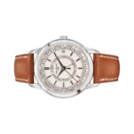 Patek Philippe Calatrava 5212A-001 Silvery Opaline Dial 40mm Stainless Steel Light Brown Calfskin Leather Men's Watch