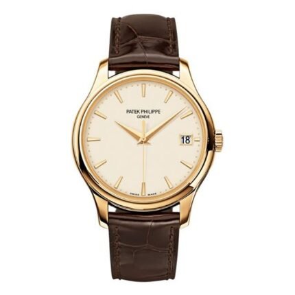 Patek Philippe Calatrava 5227J-001 Ivory Index Automatic Men's Watch