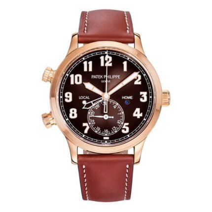 Patek Philippe Calatrava 5524R-001 Pilot Travel Time 18kt Rose Gold Men's Watch