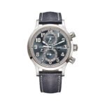 Patek Philippe Calatrava Pilot Travel Time 5924G-001 Flyback Chronograph White Gold Blue Dial 42mm Men's Watch - Luxury Souq