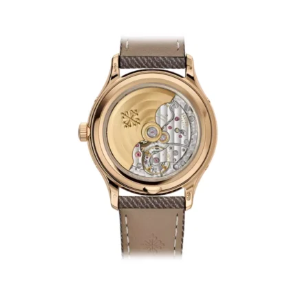 Patek Philippe Complications 4946R-001 Annual Calendar Moon Phase Rose Gold Chestnut Satin Dial 38mm Men's Watch - Luxury Souq