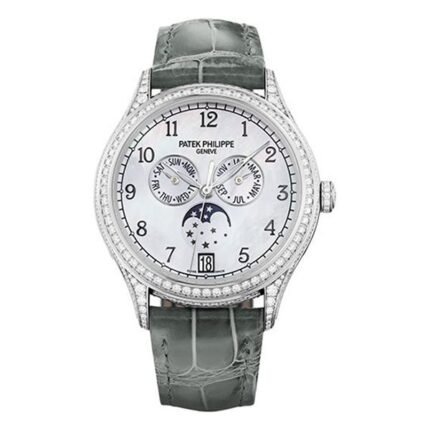 Patek Philippe Complications 4948G-010 Annual Calendar 18k White Gold 38mm Mother Of Pearl Dial Watch