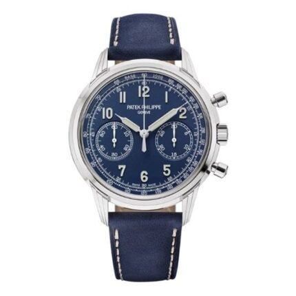 Patek Philippe Complications 5172G-001 Chronograph 41mm 18k White Gold Blue Dial Men's Watch