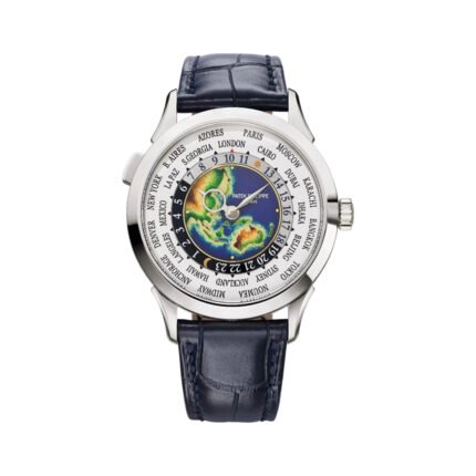 Patek Philippe Complications 5231G-001 World Time White Gold 38.5mm Blue Dial - Luxury Souq