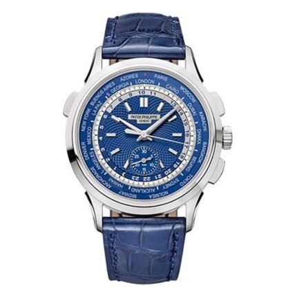 Patek Philippe Complications 5930G-010 Automatic 18K White Gold 39.5mm Blue Dial Men's Watch