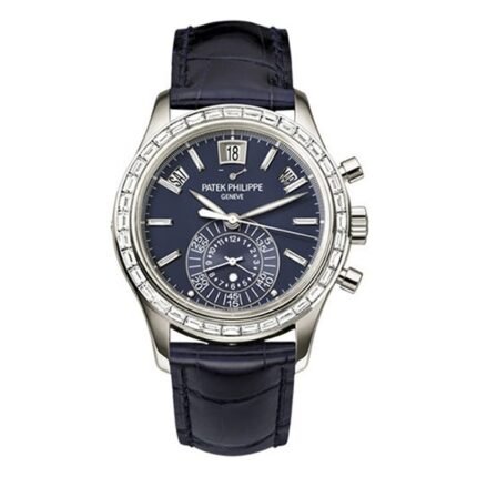 Patek Philippe Complications 5961P-001 Annual Calendar Chronograph Matte Blue Opaline 40.5Mm Platinum - Luxury Souq