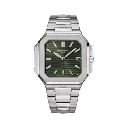 Patek Philippe Cubitus 5821/1A-001 Stainless Steel 45mm Green Dial Men's Watch - Luxury Souq