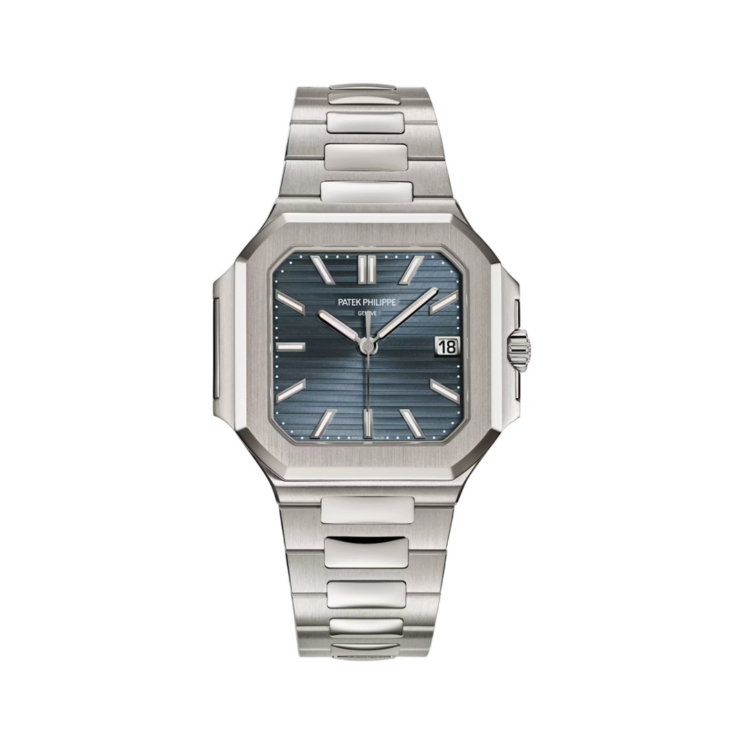 Patek Philippe Cubitus 7128/1G-001 White Gold Sunburst Blue-Gray Dial 40mm Men's Watch - Luxury Souq Patek Philippe Cubitus 7128/1G-001 White Gold Sunburst Blue-Gray Dial 40mm Men's Watch - Luxury Souq