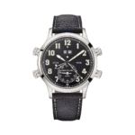 Patek Philippe Grand Complication 5520P-001 Ebony Black Sunburst Dial 42mm Platinum Black Calfskin Straps Men's Watch