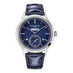 Patek Philippe Grand Complications 5236P-001 Blue-Black Gradient Dial Perpetual Calendar 41mm Platinum Leather Straps Men's Watch