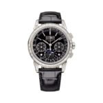 Patek Philippe Grand Complications 5271P-010 Platinum with Baguette Diamond Bezel and Lugs Black Dial 41mm Men's Watch - Luxury Souq