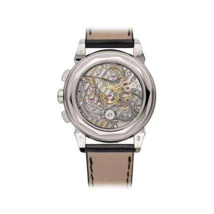 Patek Philippe Grand Complications 5271P-010 Platinum with Baguette Diamond Bezel and Lugs Black Dial 41mm Men's Watch - Luxury Souq