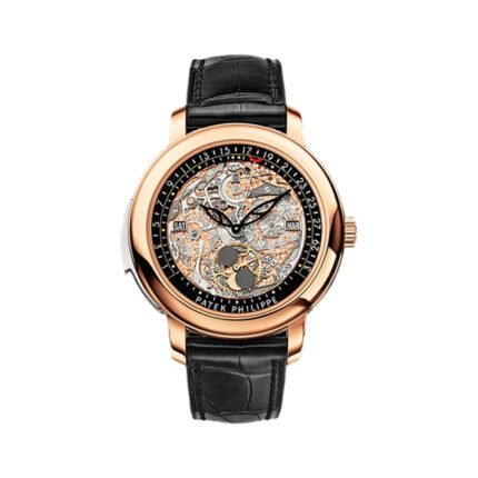 Patek Philippe Grand Complications 5304R-001 Perpetual Calendar Rose Gold 43mm Skeleton Dial Men's Watch - Luxury Souq