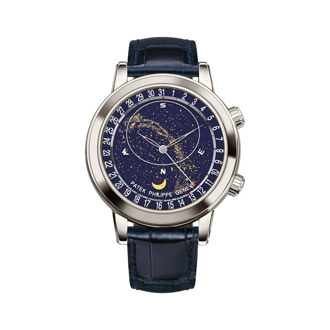 Patek Philippe Grand Complications 6102P-001 Celestial Platinum 44mm Blue Dial Men’s Watch - Luxury Souq Patek Philippe Grand Complications 6102P-001 Celestial Platinum 44mm Blue Dial Men’s Watch - Luxury Souq