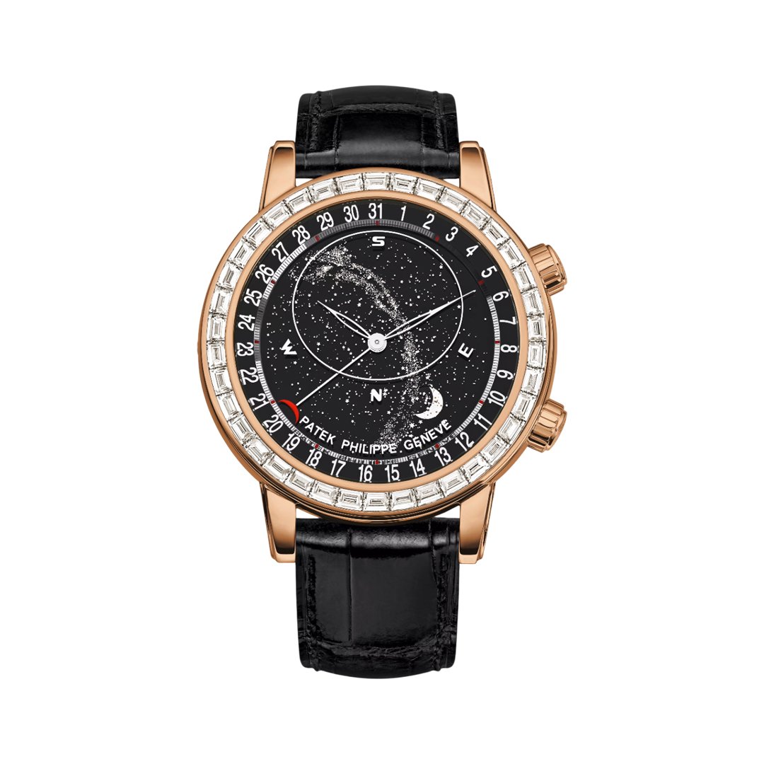 Patek Philippe Grand Complications 6104R-001 Celestial 18k Rose Gold Baguette Diamond-Set Men's Watch Patek Philippe Grand Complications 6104R-001 Celestial 18k Rose Gold Baguette Diamond-Set Men's Watch